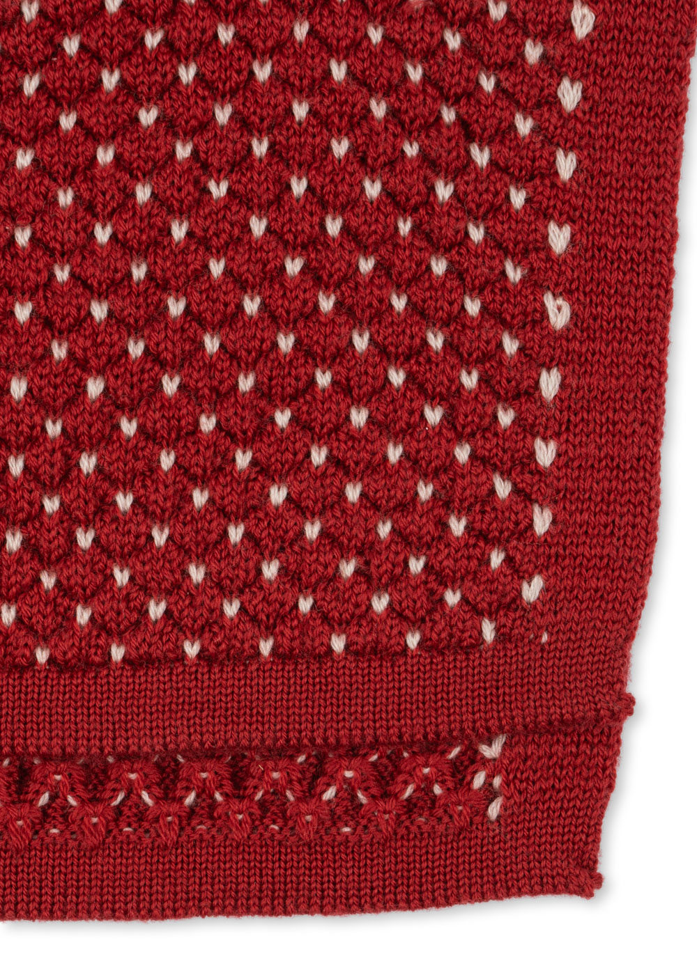 Konges Slojd – Strawberry Neckwarmer merino wool for baby and kids