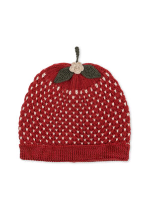 Konges Slojd – Strawberry Beanie merino wool for baby and kids