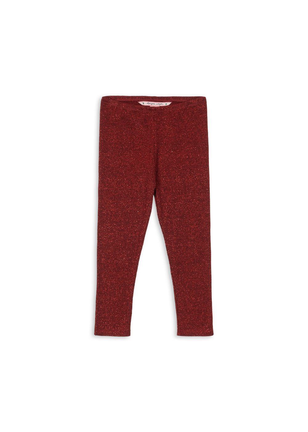 konges slojd - glitter red leggings, Christmas, elegant