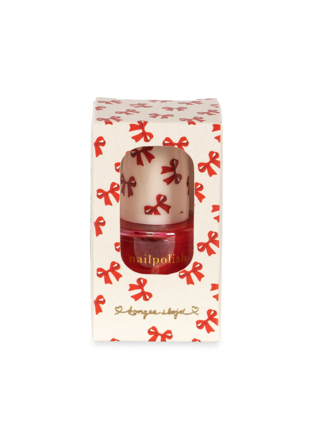 Konges slojd - nagellack Red, kids, natural, peel off