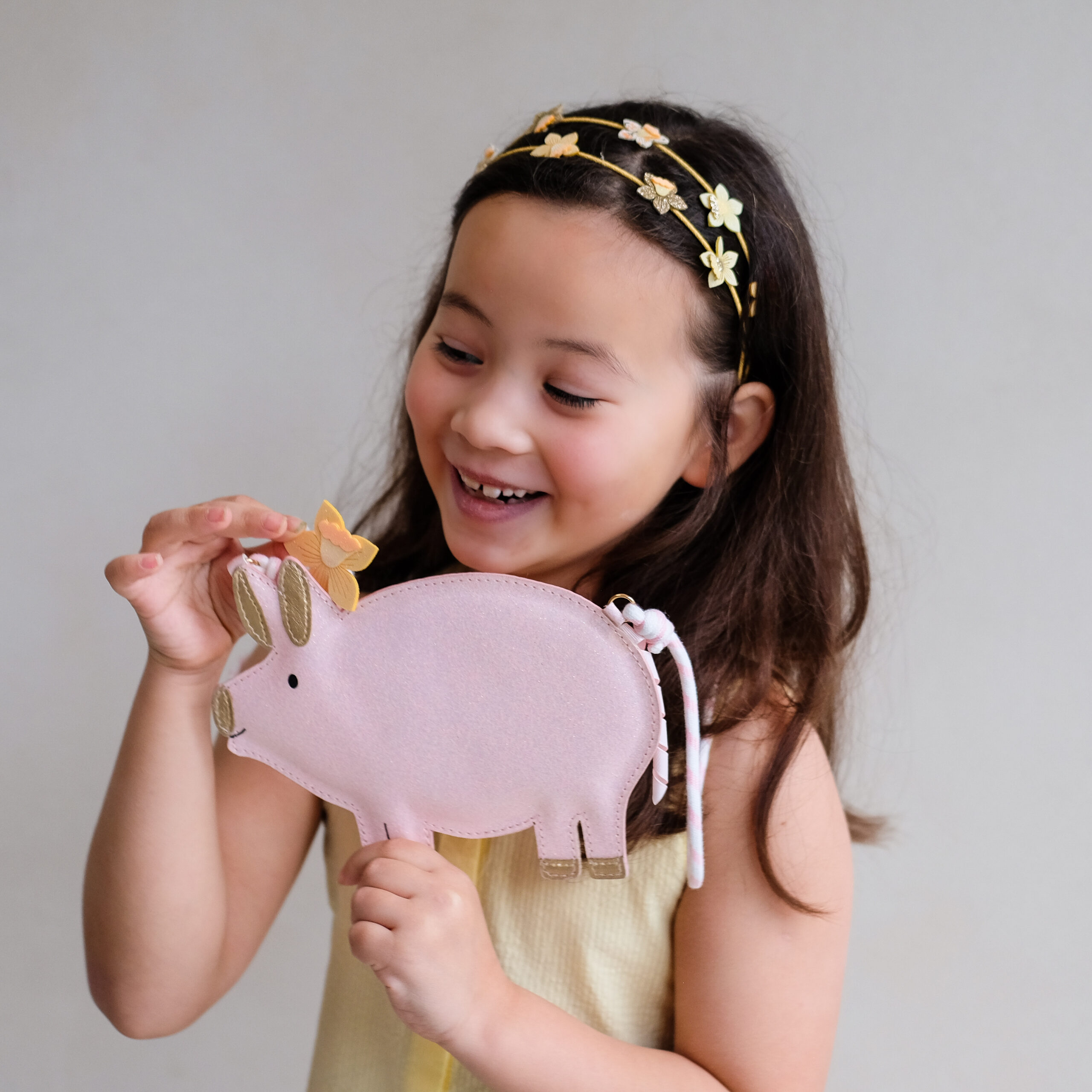 182024 55 DAFFODIL DOUBLE ALICE & 183015 04 PENELOPE PIG BAG