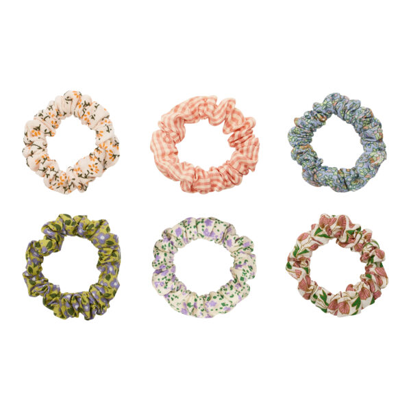 182029 23 SPRING FLORAL SCRUNCHIES