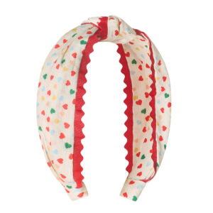 182082 32 HEART PRINT KNOTTED ALICE