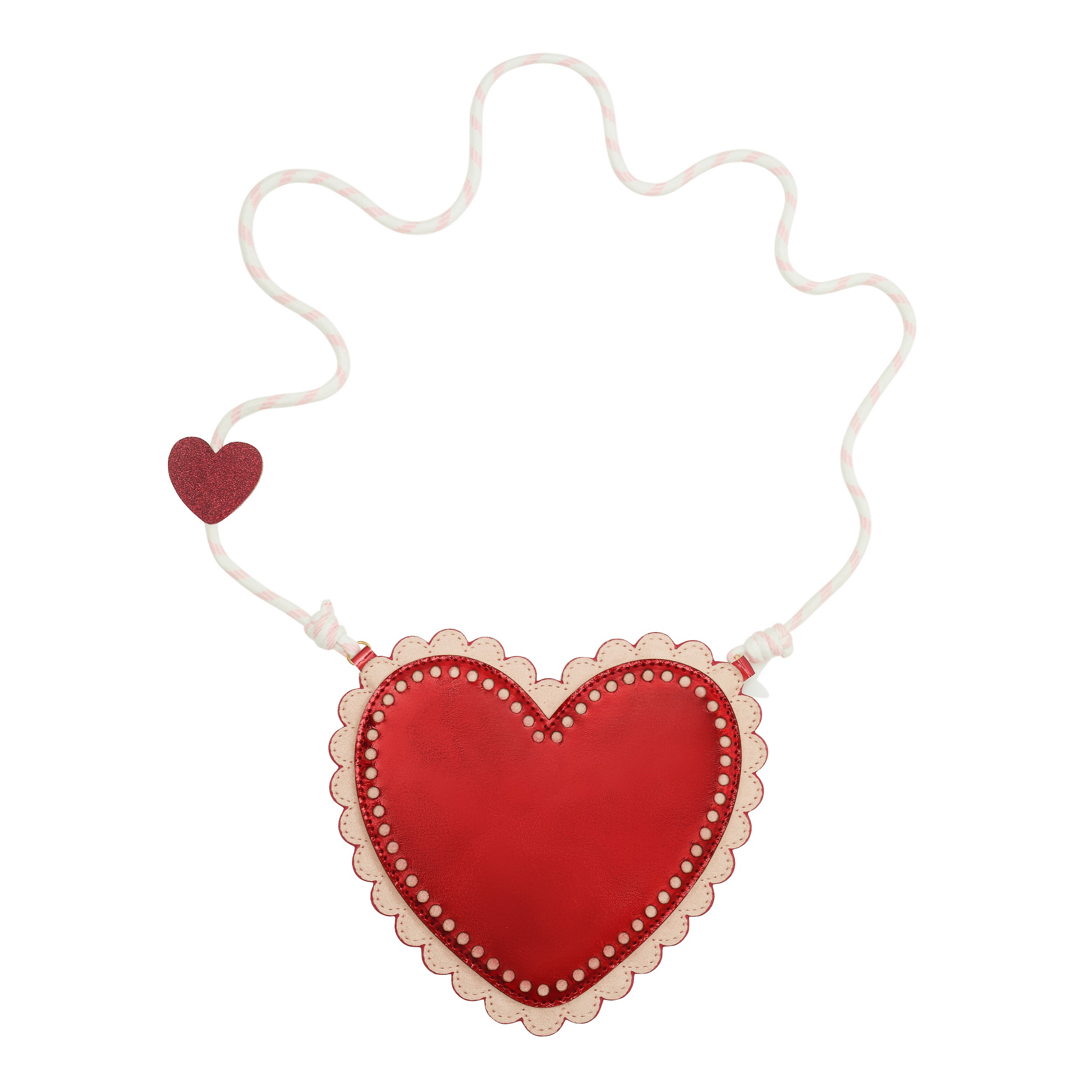 183003 14 SCALLOPED HEART BAG