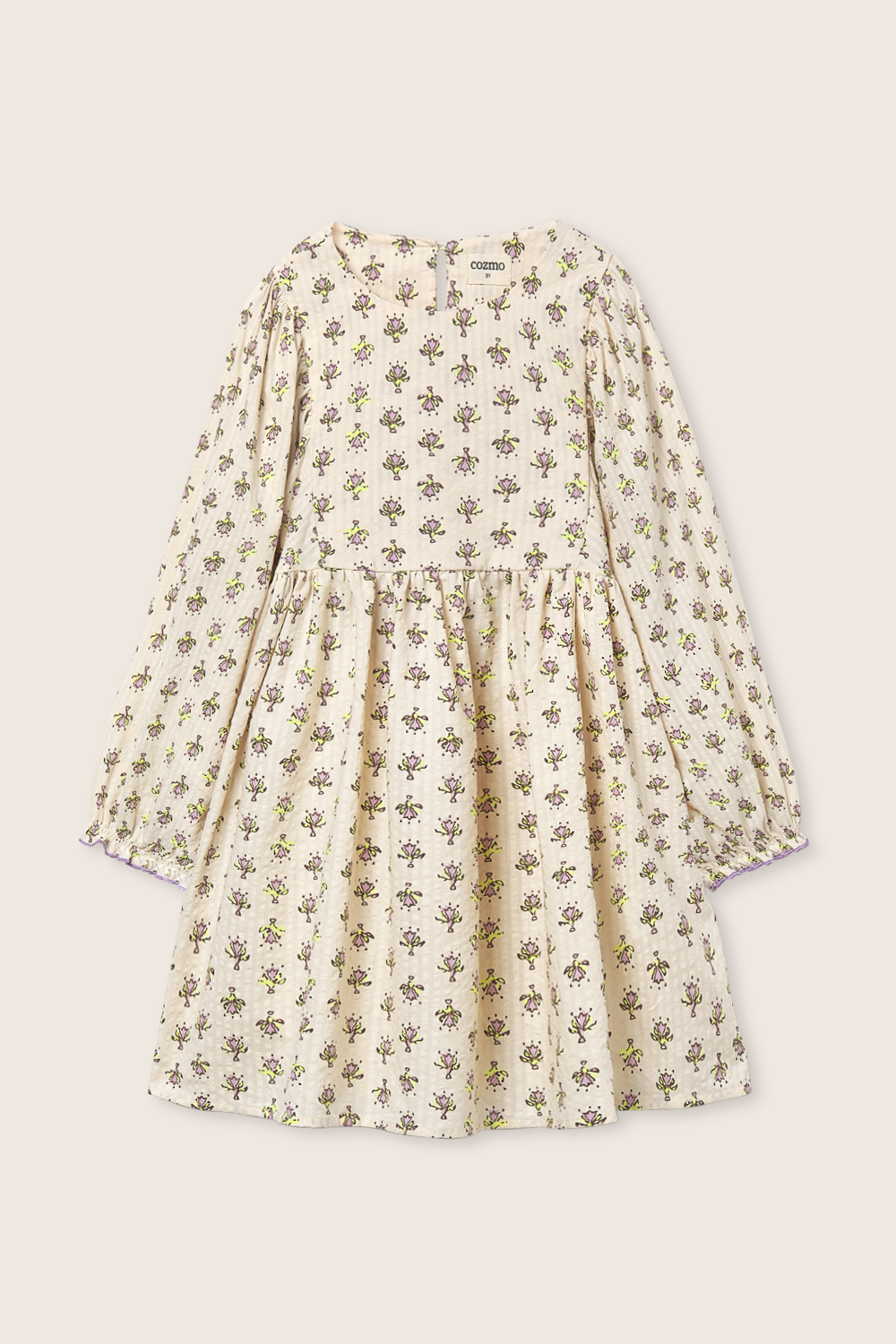 ALBAK241S6 LAVENDER INDIAN FLOWER PRINT