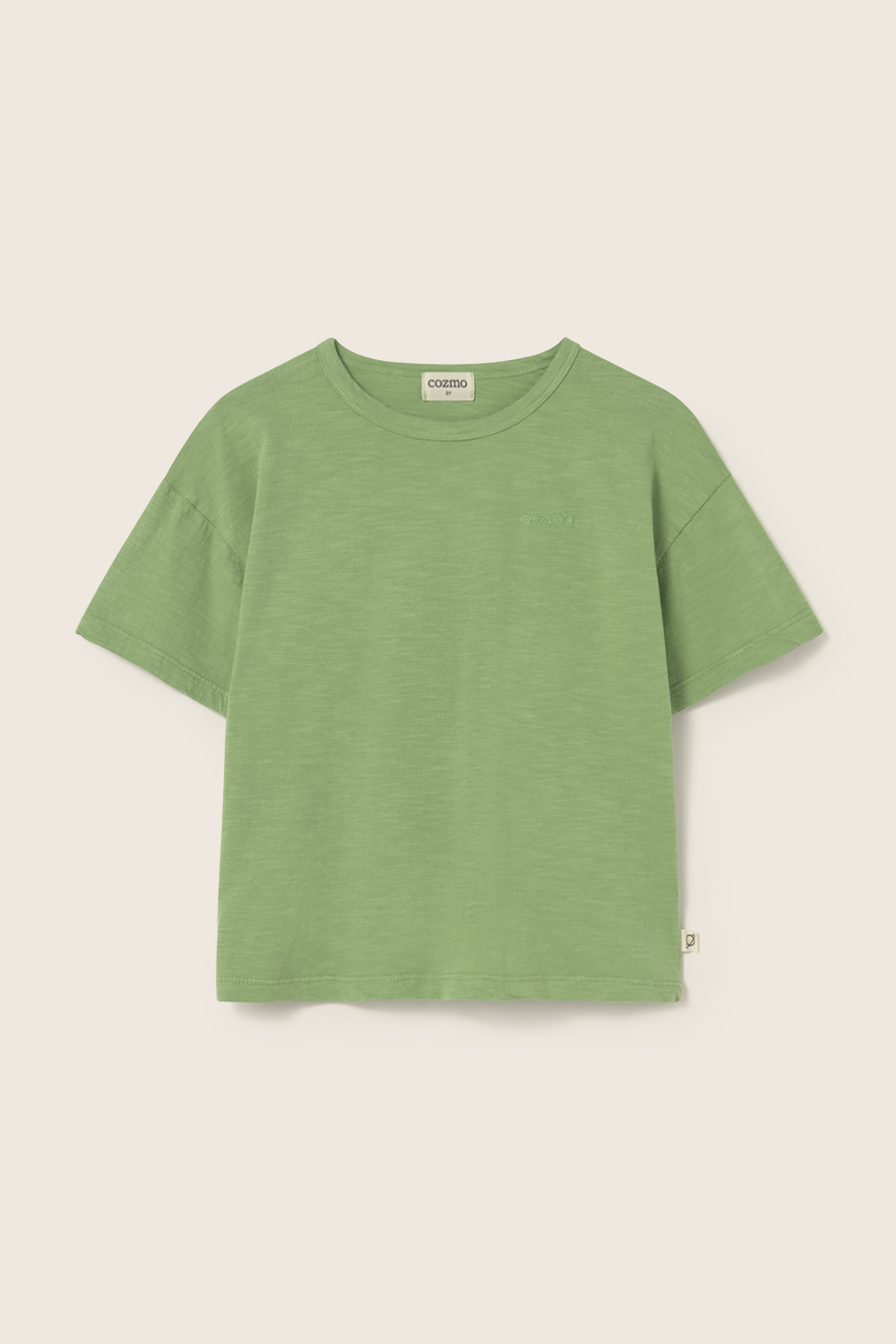 BASICK280s6 green soft slub cotton