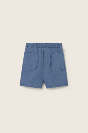 MOSSK327s6 blue denim gauze cotton