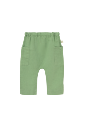 EVAN265s6 green cotton linen