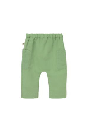 EVAN265s6 green cotton linen