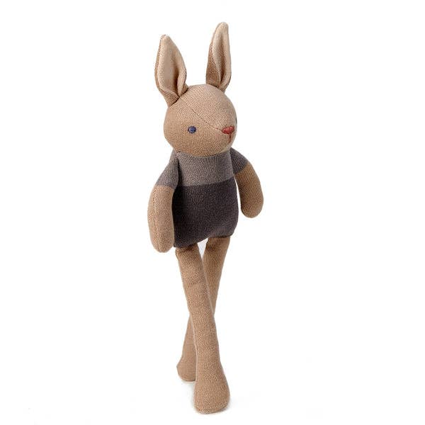 Baby threads taupe bunny organic doll 35cm
