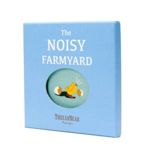 Threadbear noisy farmyard rag book