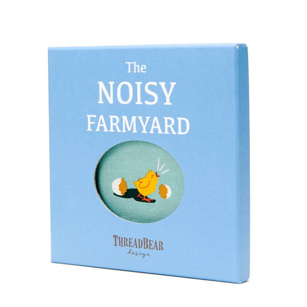 Threadbear noisy farmyard rag book