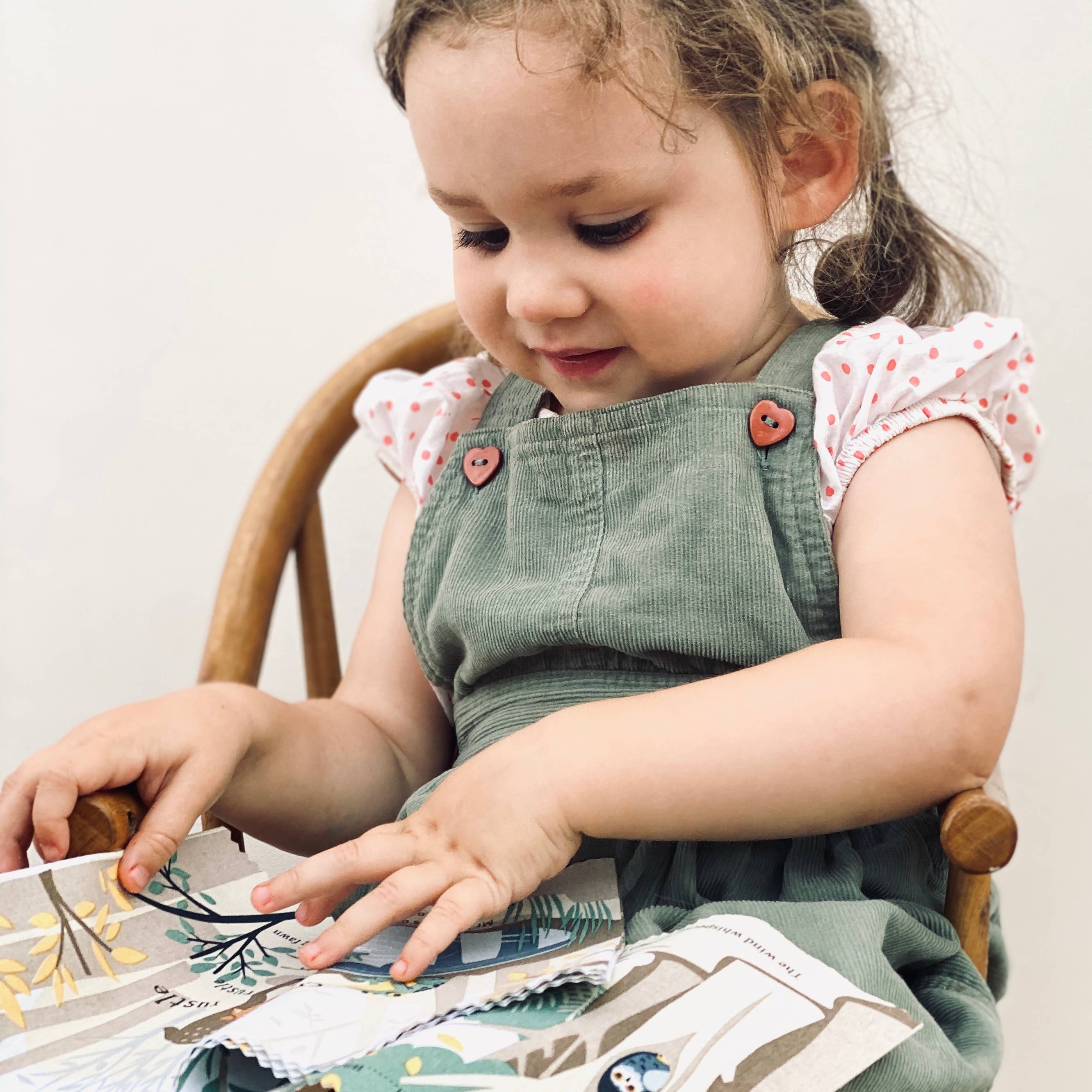 Threadbear woodland hush rag book