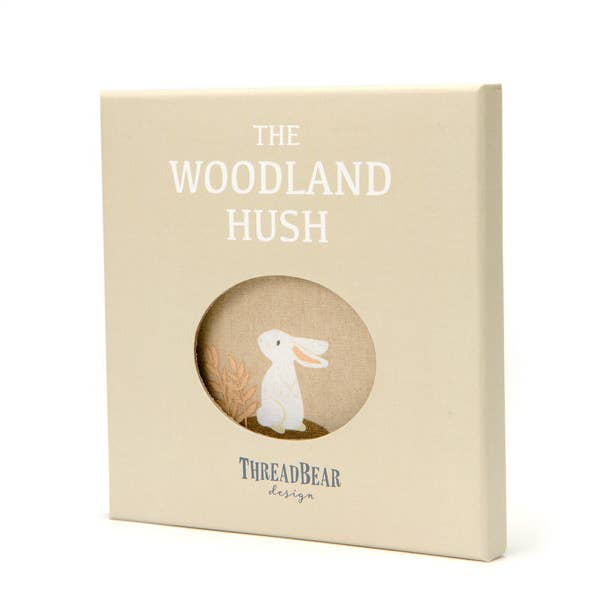 Threadbear woodland hush rag book