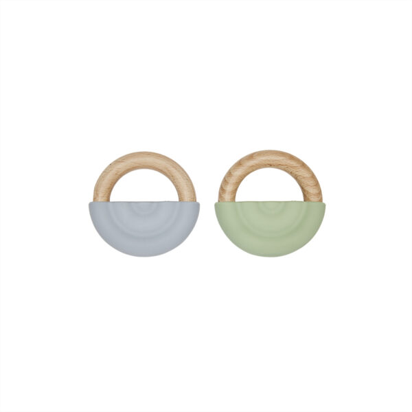 OYOY M107541 Rainbow Teether Pack of