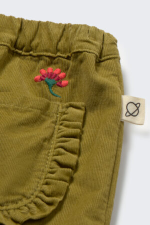 AGEN309w6 green tender corduroy