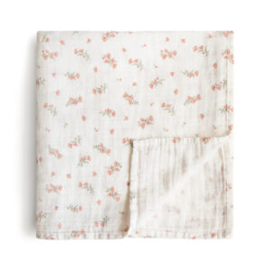 Pink Flowers Swaddle