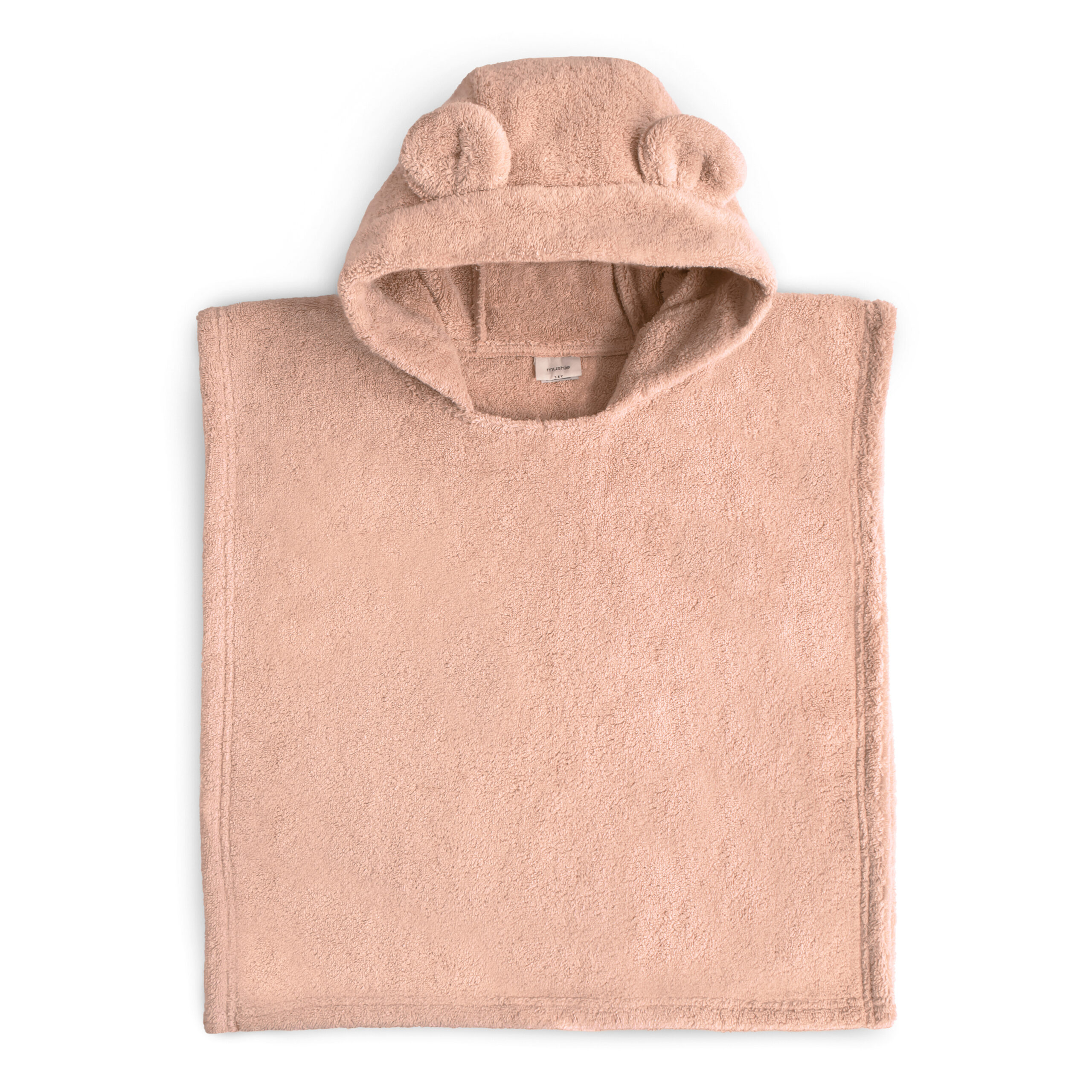 Poncho Towel Bear Blush