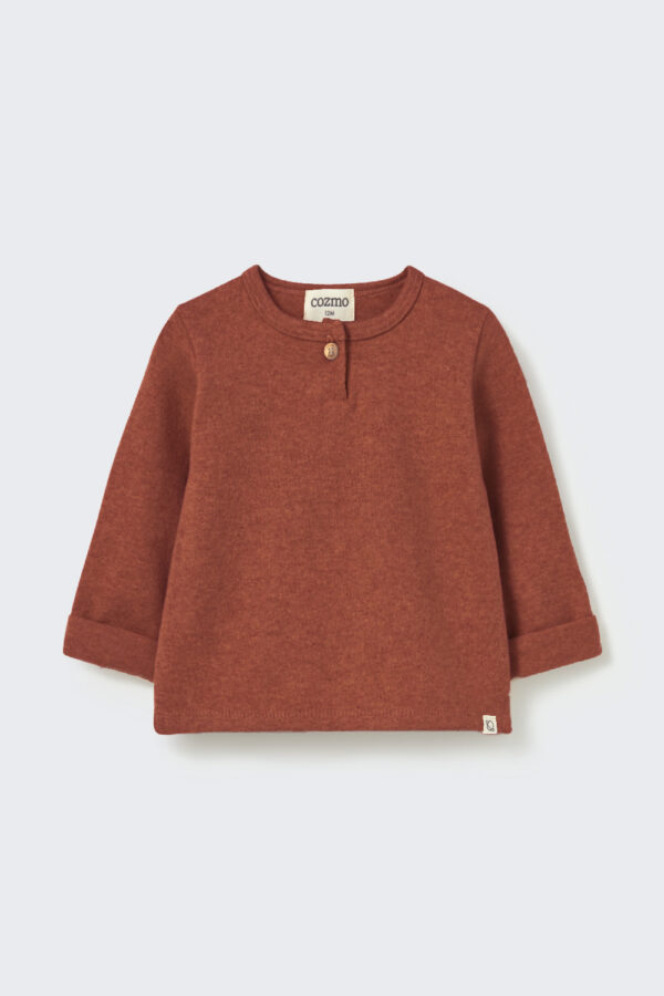 REMO237w6 ginger brushed soft knit