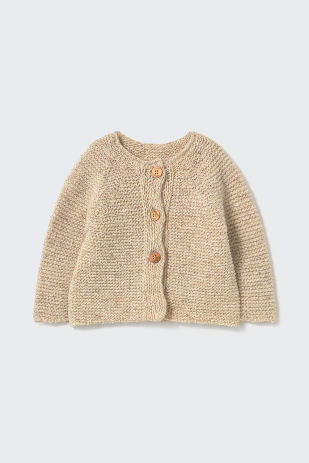 RIO228w6 stone tweed tricot knit