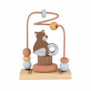 Buddy the Bear on Raft Beads Maze