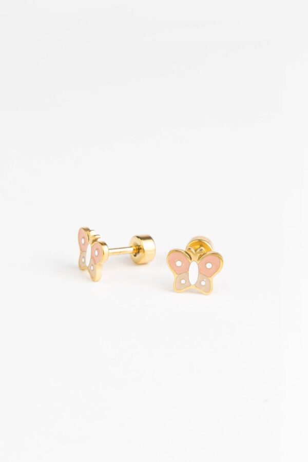 Studs earrings baby butterfly