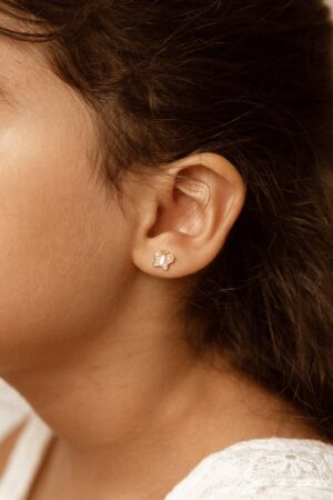 Studs earrings baby butterfly