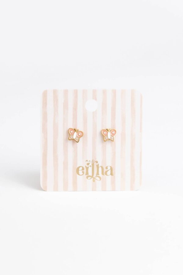 Studs earrings baby butterfly