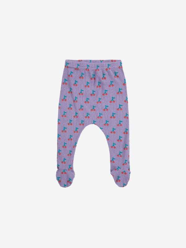 Baby Cherry all over footed leggings