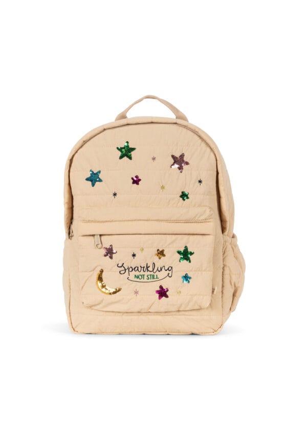 Juno Quilted Sequin Backpack Midi