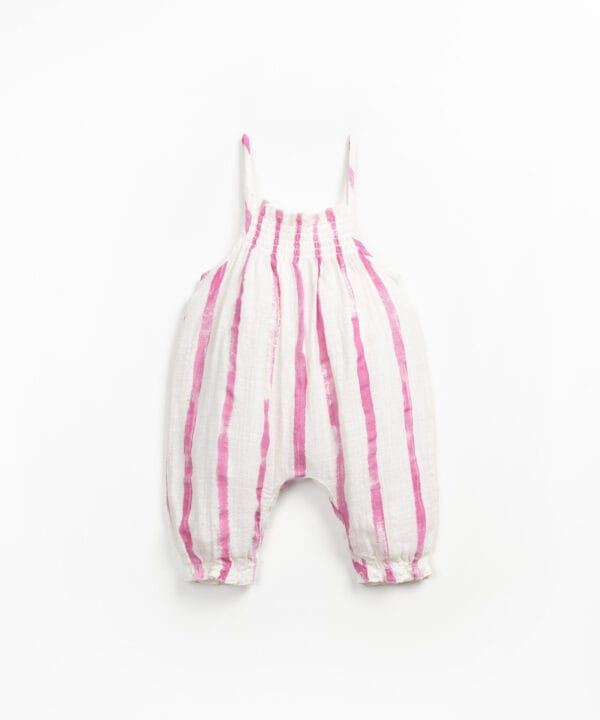 Printed rib onesie