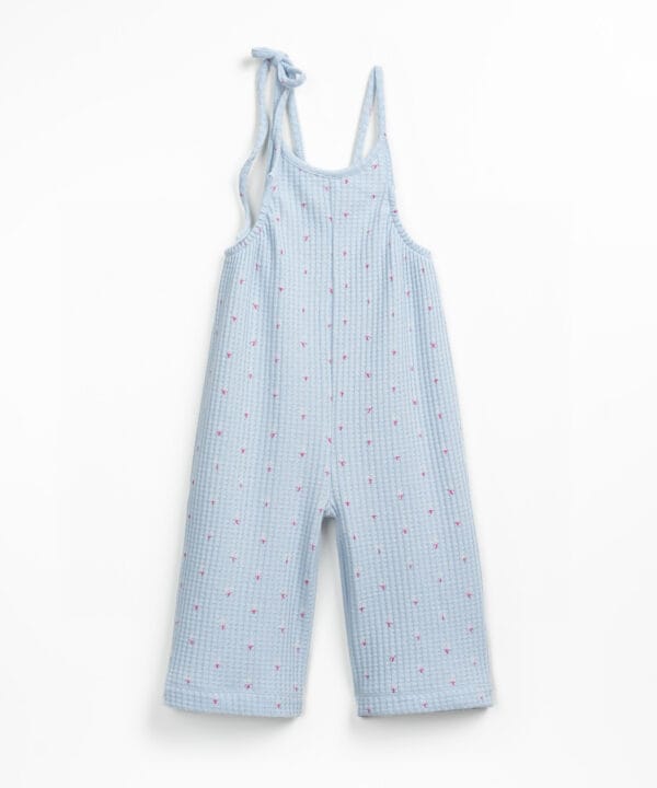 Printed rib onesie