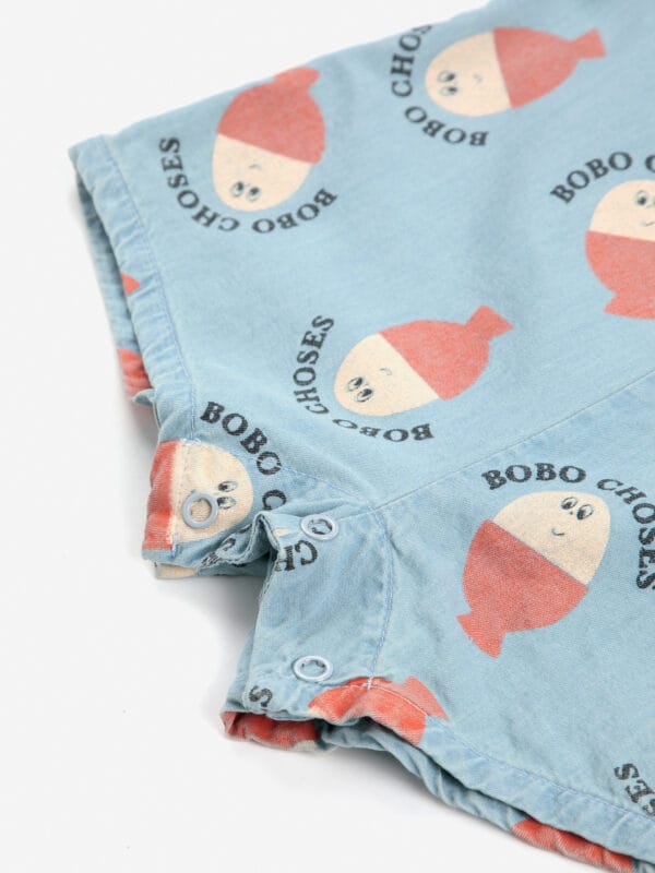 Morning Egg all over denim playsuit - Image 4