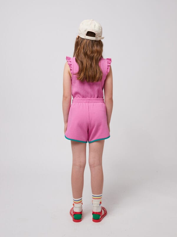 Pink color block shorts - Image 3