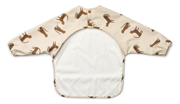 Merle printed cape bib leopard sandy - Image 2
