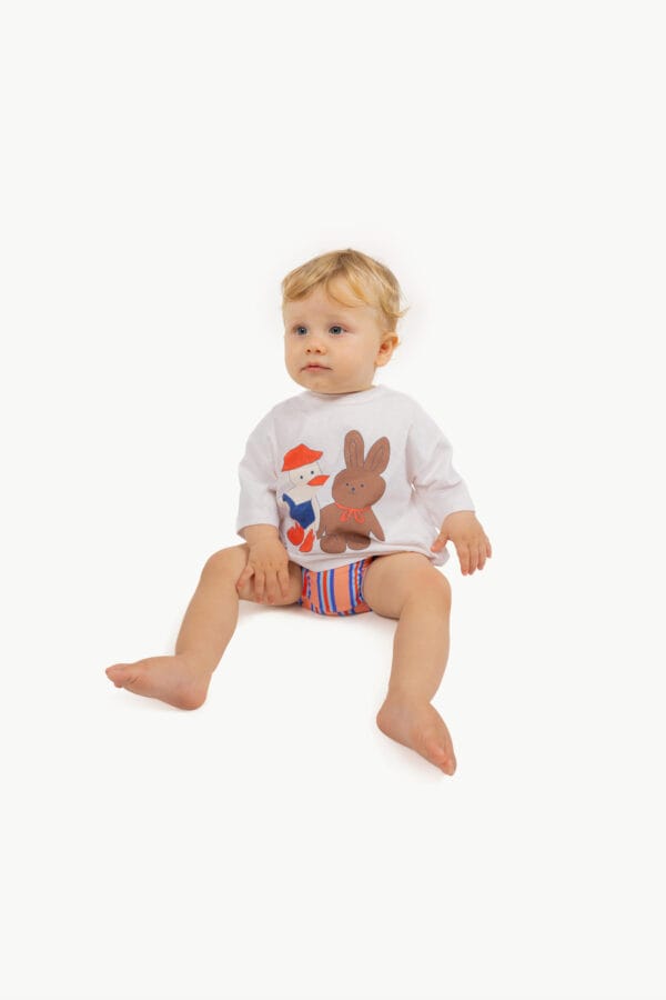 Readers graphic baby tee *cream heather* - Image 2