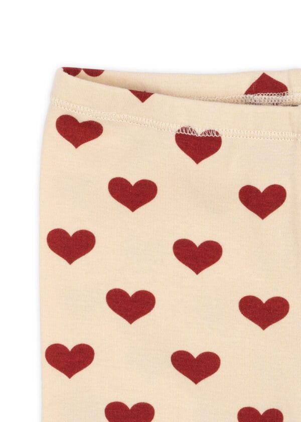 Classic short legging gots amour rouge - Image 2