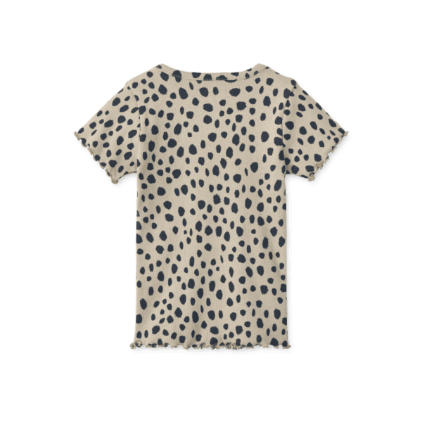 Nieve Printed Shortsleeve Rib T-shirt Leo spots - Image 2