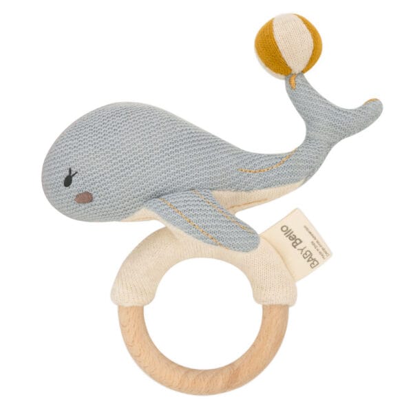 Baby rattle “Wally the Whale”