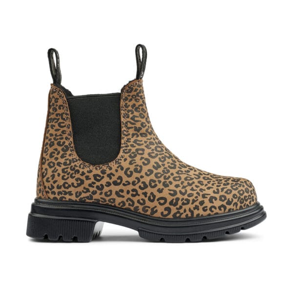 Daria Leather Boot Mini Leo Oat - Image 2