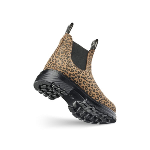 Daria Leather Boot Mini Leo Oat - Image 3