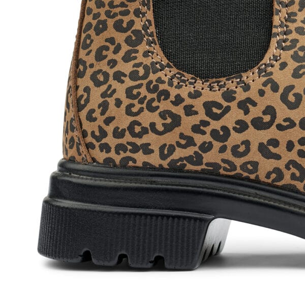 Daria Leather Boot Mini Leo Oat - Image 4
