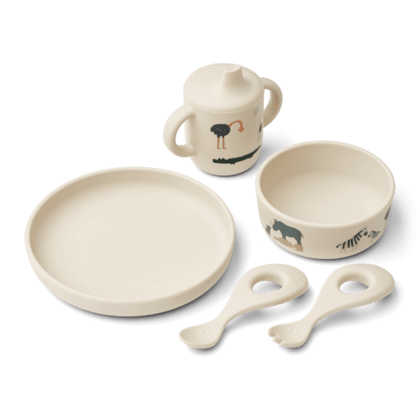 Ryle Printed Tableware Set All together