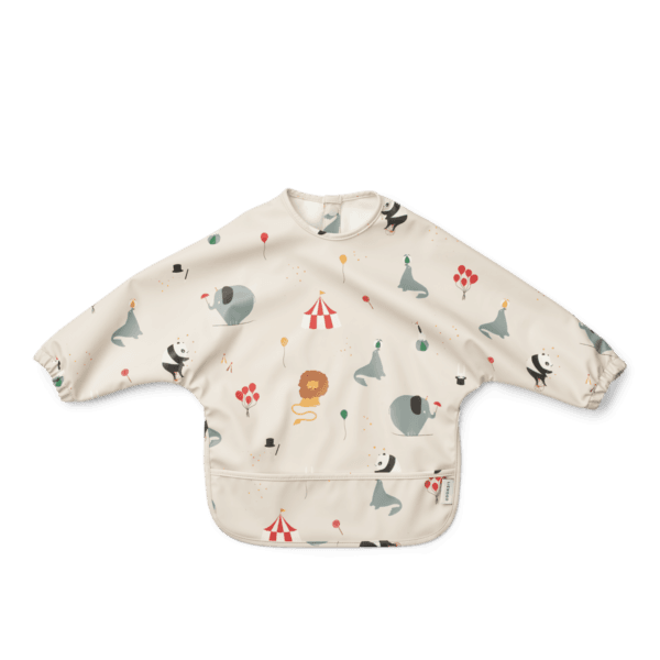 Merle Printed Cape Bib Circus