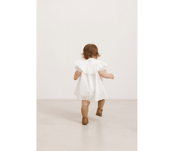 Delsa B Dobby Dots baby dress - Image 3