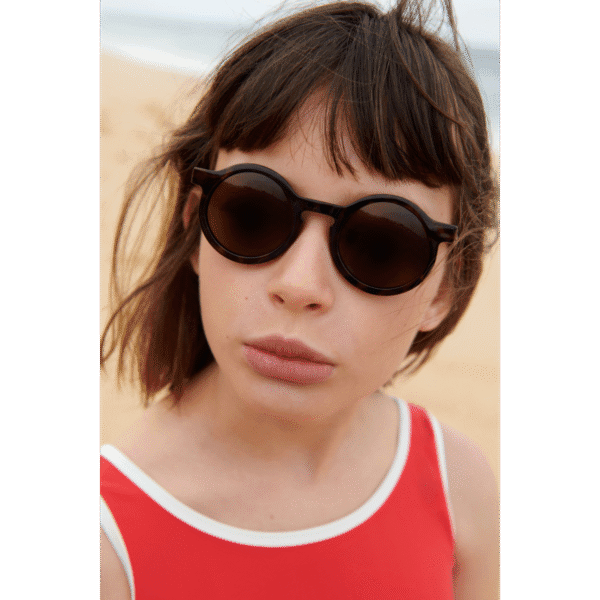 Darla Sunglasses 4-10 years Dark Tortoise Shiny - Image 4