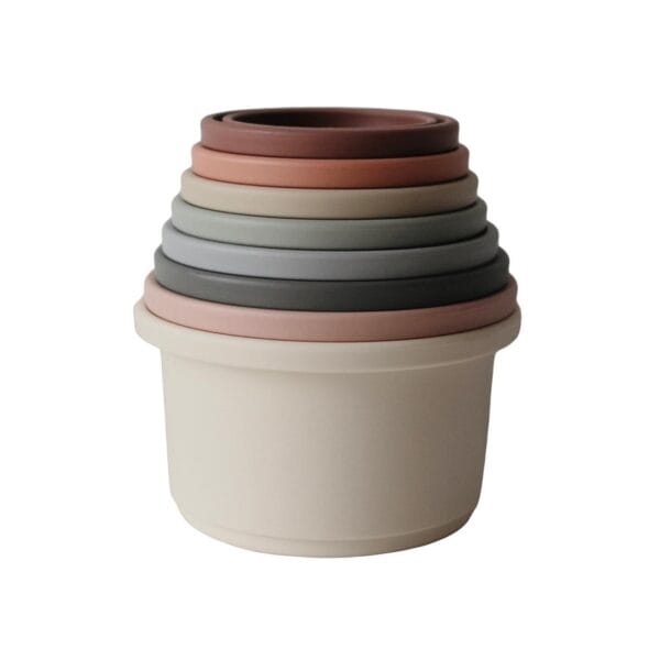 Mushie Stacking Cups Orginal - Image 2