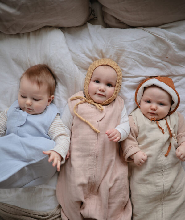 Organic cotton Muslin Sleep Bag Fog 0-6 Months - Image 3